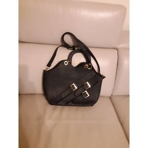 Black over the shoulder bag.. Stylish